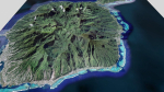 Tahiti island in French Polynesia
