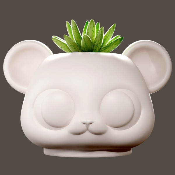 TEDDY HEAD PLANT POT for 3D Printing - Planter