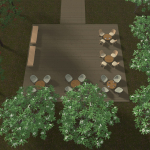 Terrace in the park 24L01
