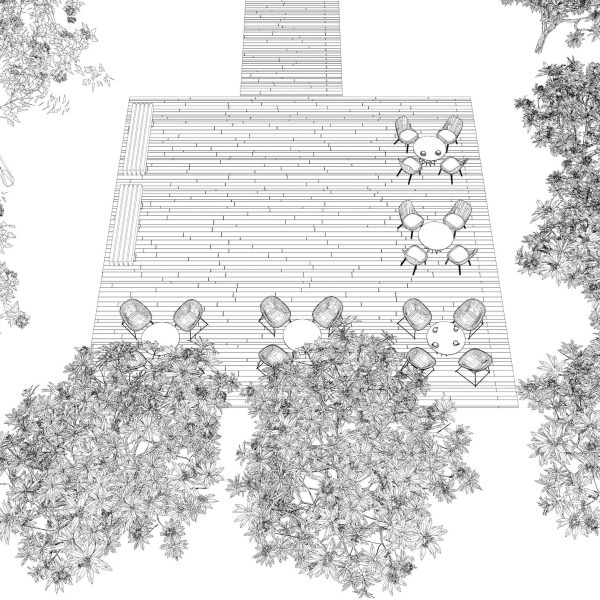 Terrace in the park 24L01