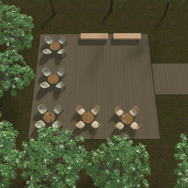 Terrace in the park 24L01