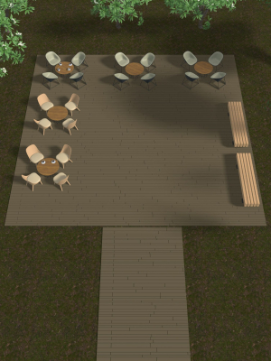 Terrace in the park 24L01
