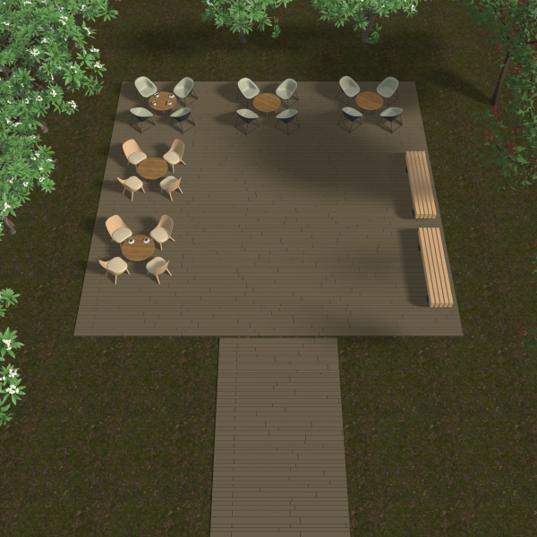 Terrace in the park 24L01