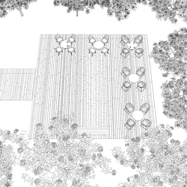 Terrace in the park 24L01