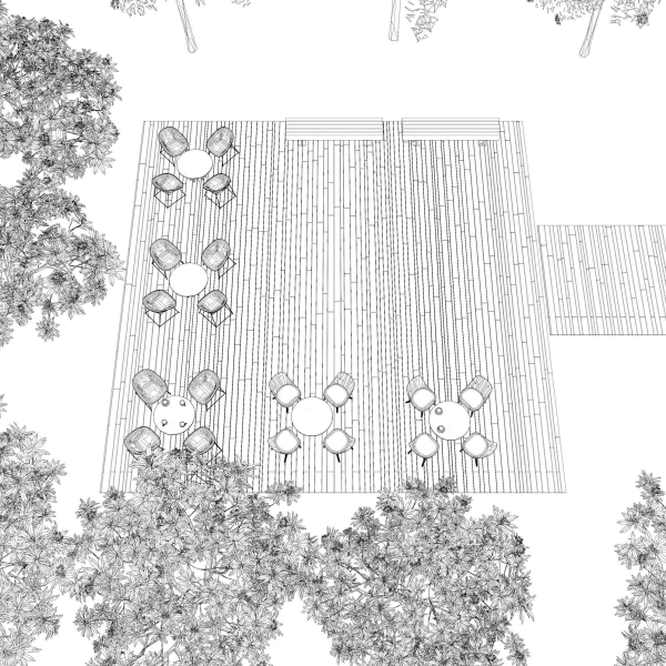 Terrace in the park 24L01