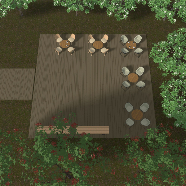 Terrace in the park 24L01