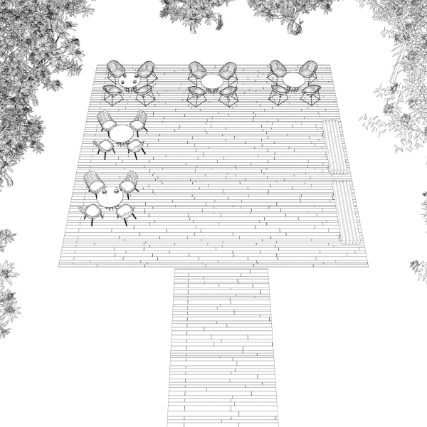 Terrace in the park 24L01