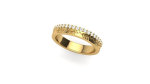 texture leaf ring