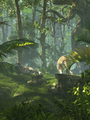 tiger-forest-3d-model-animated-rigged-max