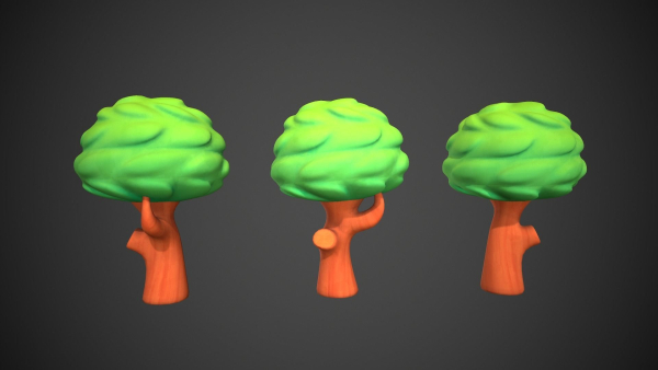 Tree Cartoony Stylized