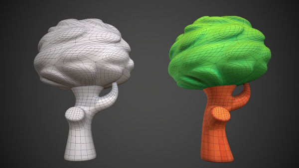 Tree Cartoony Stylized