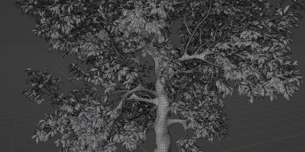 Tree for landscape vol 229-Blender