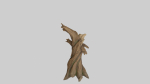 Tree set Low-poly 3D model