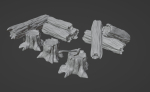 Tree trunks and logs