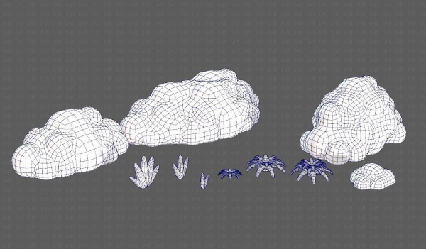 Trees Cartoon V13