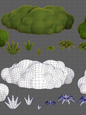 Trees Cartoon V13