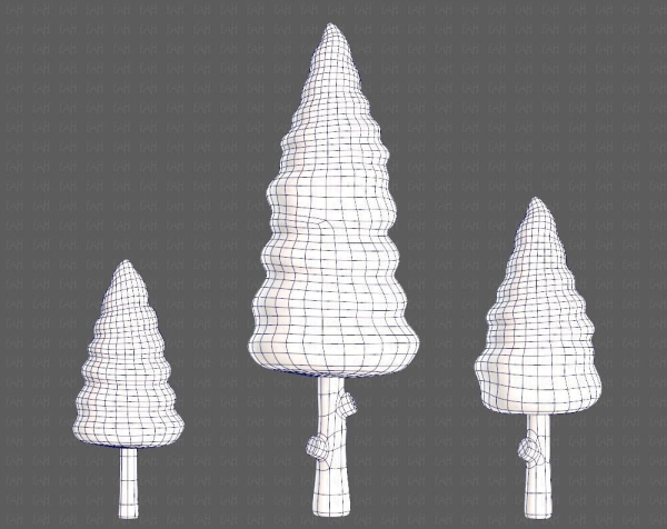 Trees Cartoon V26
