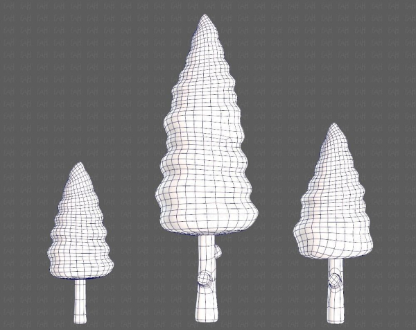 Trees Cartoon V26