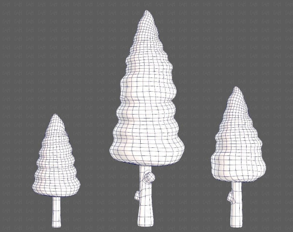 Trees Cartoon V26