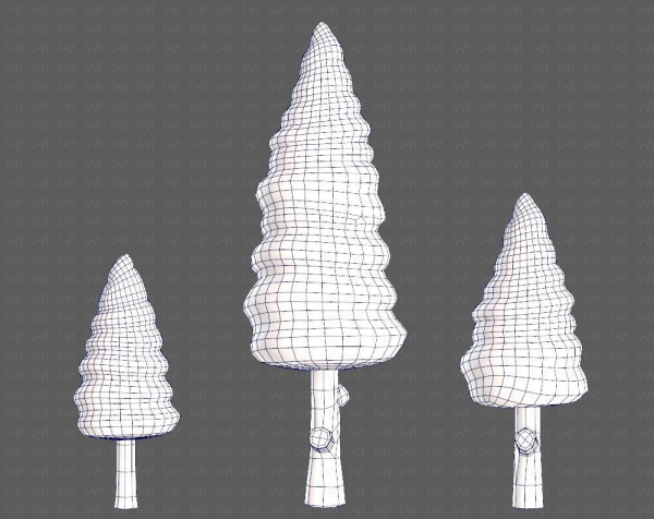 Trees Cartoon V26