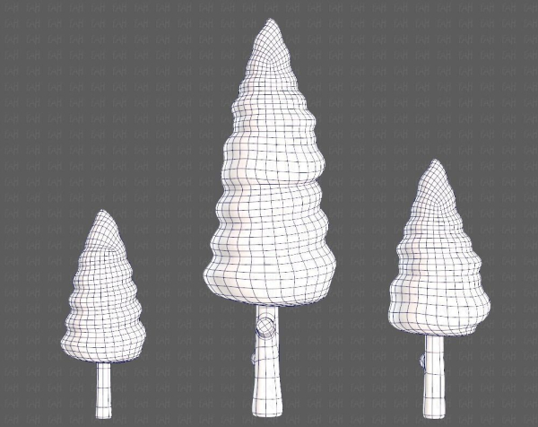 Trees Cartoon V26