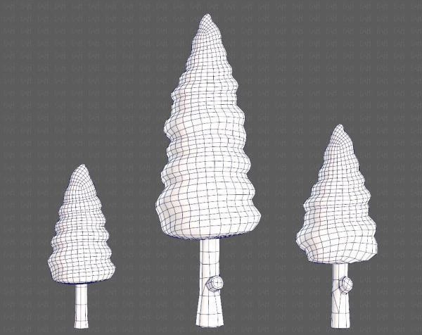 Trees Cartoon V26