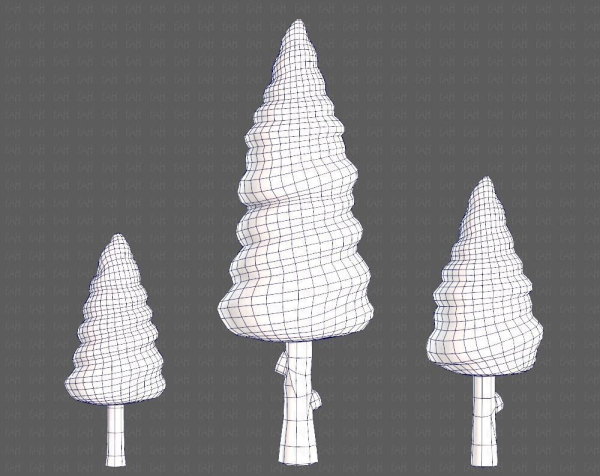 Trees Cartoon V26