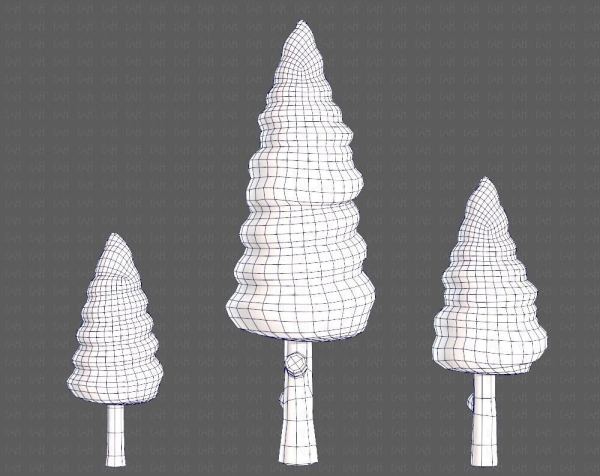Trees Cartoon V26