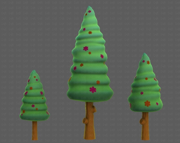 Trees Cartoon V26