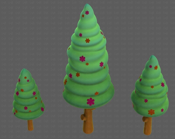 Trees Cartoon V26