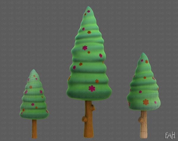 Trees Cartoon V26