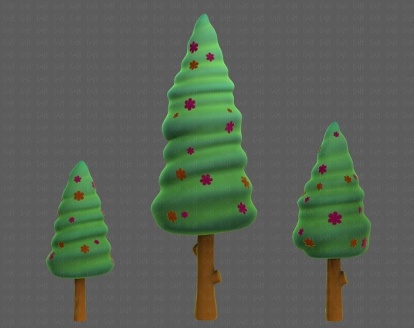 Trees Cartoon V26