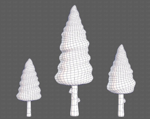 Trees Cartoon V26