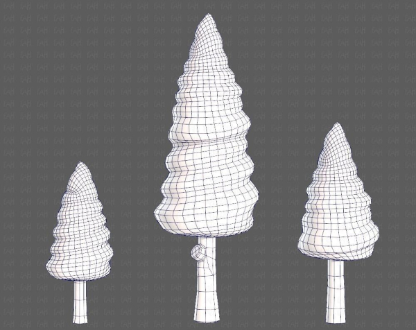 Trees Cartoon V26
