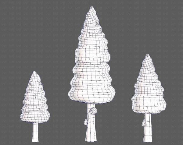 Trees Cartoon V26