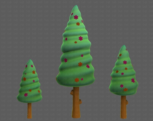 Trees Cartoon V26