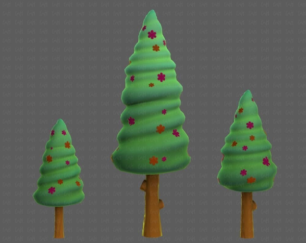 Trees Cartoon V26