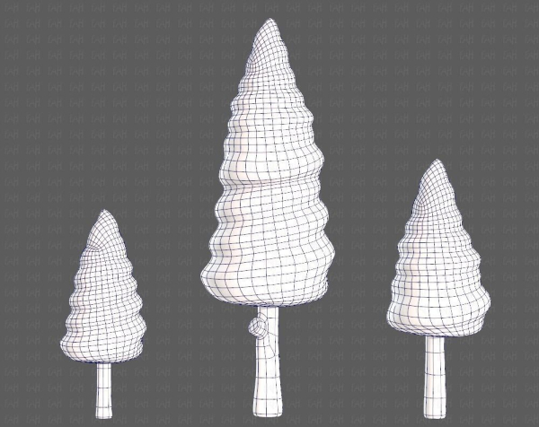 Trees Cartoon V26