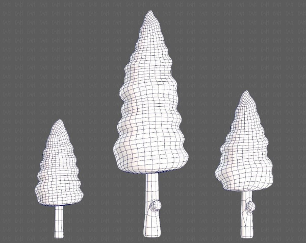 Trees Cartoon V26