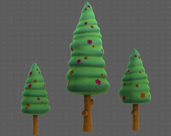Trees Cartoon V26