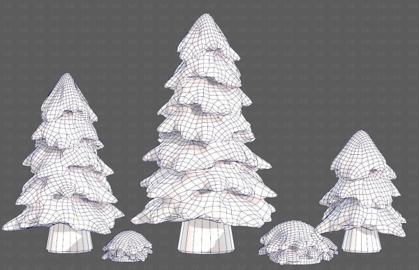 Trees Cartoon V37