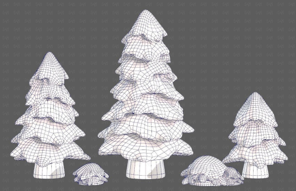 Trees Cartoon V37