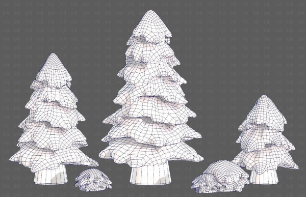 Trees Cartoon V37