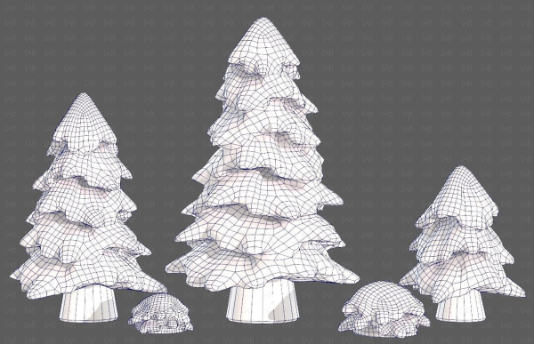 Trees Cartoon V37