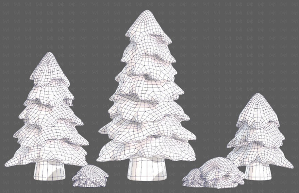 Trees Cartoon V37