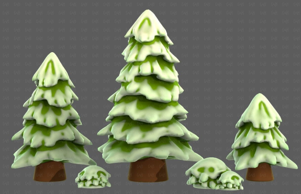 Trees Cartoon V37