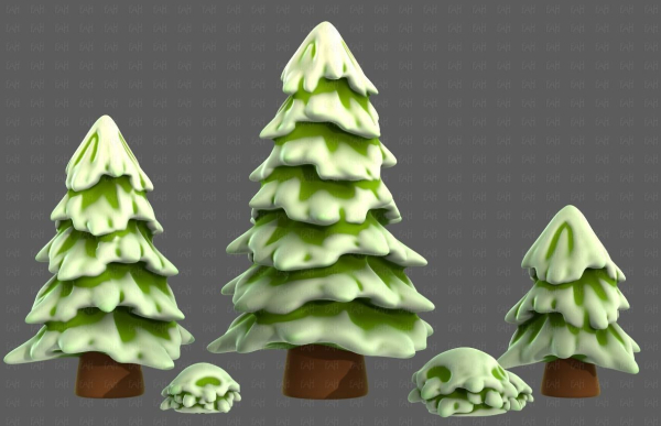 Trees Cartoon V37