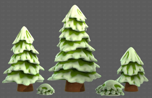 Trees Cartoon V37