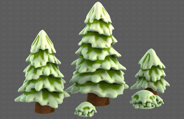 Trees Cartoon V37
