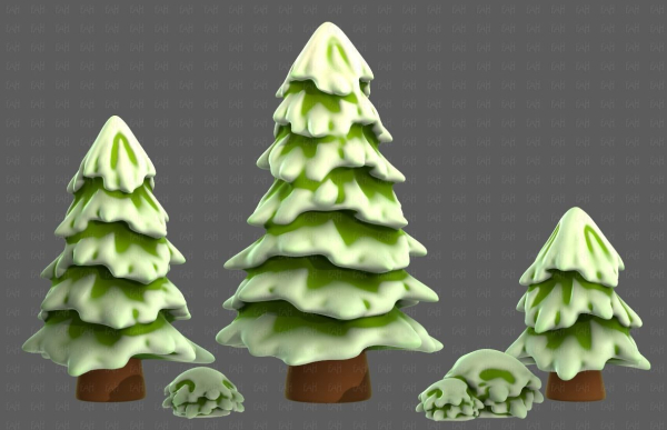 Trees Cartoon V37